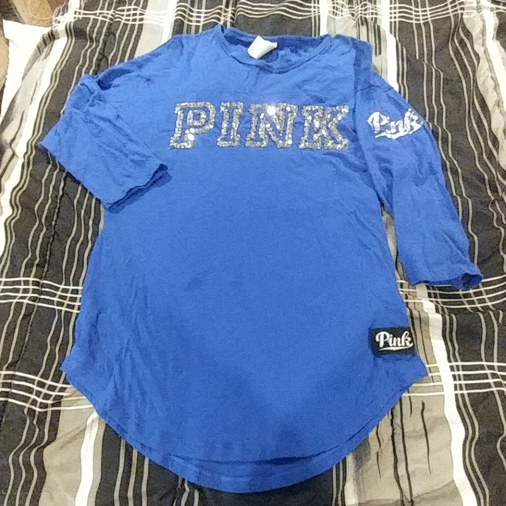 Xs victoria secret pink 3/4 bling